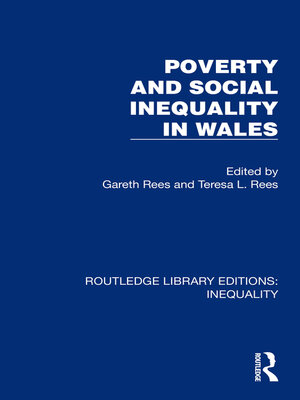 cover image of Poverty and Social Inequality in Wales